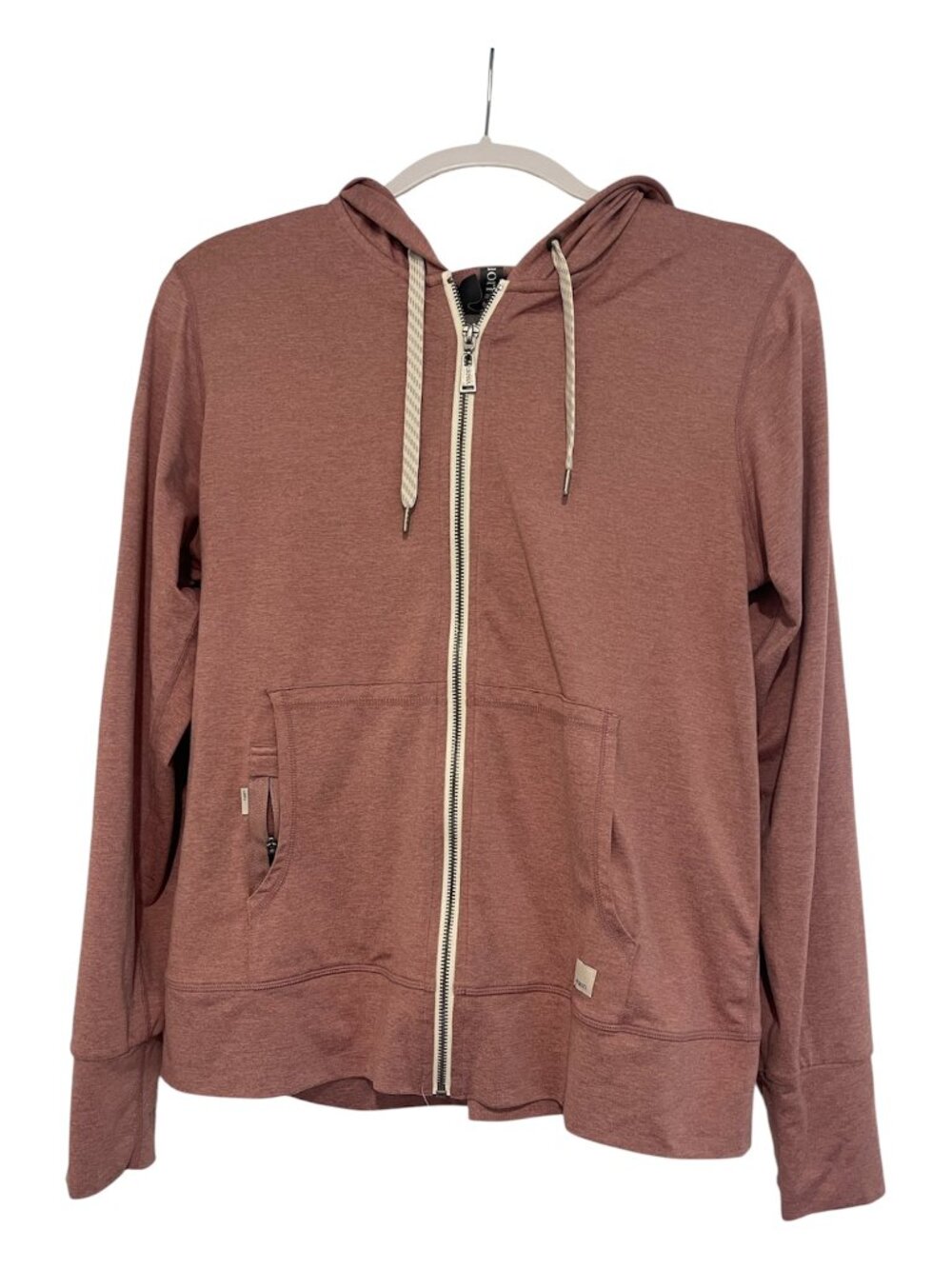 Vuori Halo Performance Hoodie 2.0, large (pink/salmon)